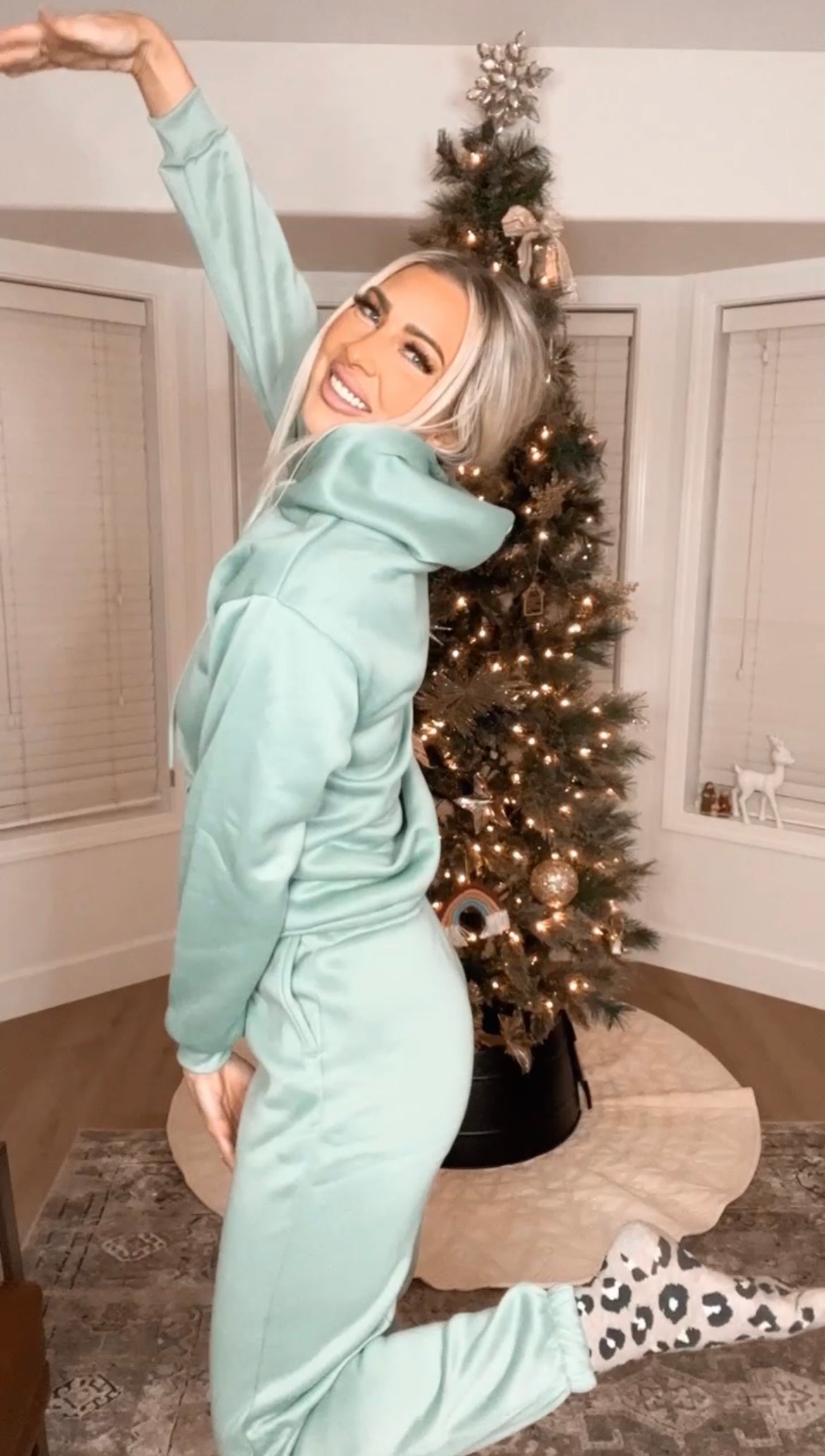 Light Green Sweat Set Bottoms